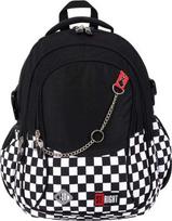 St.Right pop-Chain CZ23207 Mokyklinė kuprinė, balta/juoda/raudona (White/Black/Red)