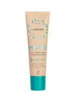 LUMENE Matte Oil-Control matinė kreminė pudra su SPF 20, 30 ml - 0 Light Ivory