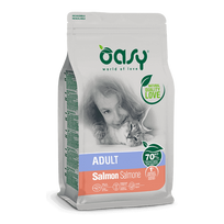 Oasy Adult Cat Salmon sausas maistas katėms su lašiša 7.5 kg