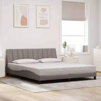 vidaXL Lovos rėmas be čiužinio, 180x200 cm, taupe (Taupe)