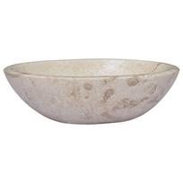 vidaXL Marmurinis praustuvas 53x40x15 cm, kreminis (Cream)
