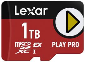micro sd v30 - Lexar Micro SD Express PLAY Pro 1TB (UHS-I) - 1 nuotrauka