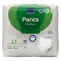 ABENA PANTS L1 PREMIUM sauskelnės-kelnaitės, 15 vnt.