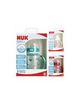 nuk buteliukai - NUK mokomasis buteliukas FIRST CHOICE+ 150ml su temperatūros indikatoriumi, 6-18 mėn. - 1 nuotrauka