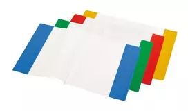 PANTA PLAST Aplankalas sąsiuviniams A5, 210 x 346 mm, 5 vnt.