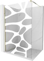 Dušo sienelė Mexen Kioto Walk-In, 70 cm x 200 cm, aukso/balta