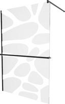 Dušo sienelė Mexen Kioto  Walk-In, 70 cm x 200 cm, balta/juoda