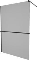 durys 200 x 80 - Dušo sienelė Mexen Kioto  Walk-In, 80 cm x 200 cm, juoda - 2 nuotrauka