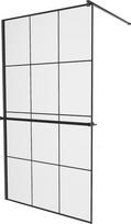 Dušo sienelė Mexen Kioto  Walk-In, 120 cm x 200 cm, juoda