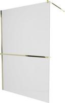 Dušo sienelė Mexen Kioto  Walk-In, 100 cm x 200 cm, aukso