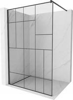 Dušo sienelė Mexen Kioto Walk-In, 110 cm x 200 cm, juoda