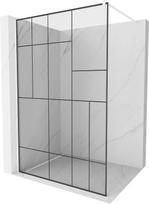 Dušo sienelė Mexen Kioto Walk-In, 80 cm x 200 cm, balta/juoda