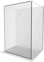 Dušo sienelė Mexen Kioto Walk-In Black Border, 100 cm x 200 cm, balta/juoda