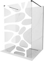 Dušo sienelė Mexen Kioto Walk-in, 110 cm x 200 cm, balta/juoda