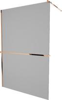 Dušo sienelė Mexen Kioto  Walk-In, 70 cm x 200 cm, rausvo aukso