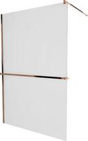 Dušo sienelė Mexen Kioto  Walk-In, 110 cm x 200 cm, rausvo aukso