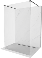 Dušo sienelė Mexen Kioto Walk-in, 145 cm x 200 cm, juoda