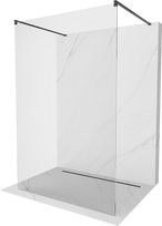 Dušo sienelė Mexen Kioto Walk-in, 155 cm x 200 cm, juoda