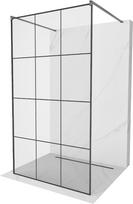 Dušo sienelė Mexen Kioto Walk-in, 150 cm x 200 cm, brushed gun gray