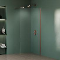 Dušo sienelė Magnifity Gardena Walk-In, 100 cm x 200 cm, skaidri/vario