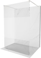 Dušo sienelė Mexen Kioto Walk-in, 110 cm x 200 cm, brushed nickel