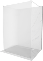 Dušo sienelė Mexen Kioto Walk-in, 140 cm x 200 cm, balta