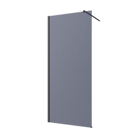 Dušo sienelė Invena, 120 cm x 200 cm, juoda