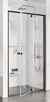 Dušo durys Ravak Pivot PDOP2-100, 100 cm x 190 cm, skaidri/juoda