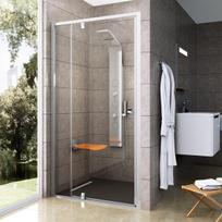 aliuminio durys - Dušo durys Ravak Pivot PDOP2-120, 120 cm x 190 cm, aliuminio/skaidri - 1 nuotrauka