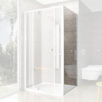 Dušo sienelė Ravak Pivot PPS-90, 90 cm x 190 cm, skaidri/balta
