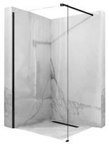 Dušo sienelė Rea Aero, 110 cm x 200 cm, skaidri/juoda