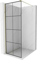 Dušo sienelė Mexen Kioto Walk-In, 90 cm x 200 cm, aukso/juoda