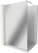 Dušo sienelė Mexen Kioto Walk-In, 110 cm x 200 cm, rausvo aukso