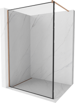 Dušo sienelė Mexen Kioto Walk-in, 60 cm x 200 cm, brushed copper
