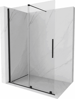Dušo sienelė Mexen Walk-In Velar, 130 cm x 200 cm, juoda
