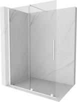 Dušo sienelė Mexen Walk-In Velar, 140 cm x 200 cm, balta