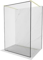 Dušo sienelė Mexen Kioto Walk-in, 160 cm x 200 cm, brushed gold