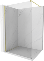 Dušo sienelė Mexen Kioto Walk-in, 120 cm x 200 cm, brushed gold