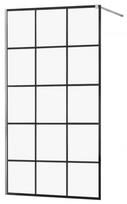Dušo sienelė Mexen Kioto 800-110-101-01-77, 110 cm x 200 cm, juoda/chromo