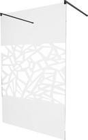 Dušo sienelė Mexen Kioto 800-110-002-70-85, 110 cm x 200 cm, balta/juoda
