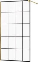 Dušo sienelė Mexen Kioto 800-130-101-50-77, 130 cm x 200 cm, aukso/juoda