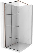 Dušo sienelė Mexen Kioto 800-080-101-60-77, 80 cm x 200 cm, juoda/rausvo aukso