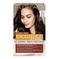plauku dazai - L'Oréal Paris Excellence Creme Universal Nudes ilgalaikiai plaukų dažai 1U Juodas (Black) - 1 nuotrauka