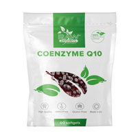 kofermentasi q10 100mg - RAW POWDERS Kofermentas Q10 100 mg, 60 kapsulių - 1 nuotrauka