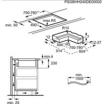 hob induction - AEG TH84CB03CB - 4 nuotrauka