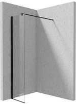Dušo sienelė Deante Kerria Plus Walk-in, 40 cm x 200 cm, juoda