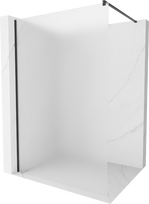 Dušo sienelė Mexen Kioto Walk-in, 130 cm x 200 cm, juoda