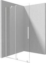 Dušo sienelė Deante Prizma, 140 cm x 195 cm, skaidri/balta
