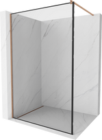 Dušo sienelė Mexen Kioto Walk-in, 70 cm x 200 cm, brushed copper