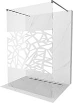 Dušo sienelė Mexen Kioto Walk-in, 120 cm x 200 cm, brushed gun gray